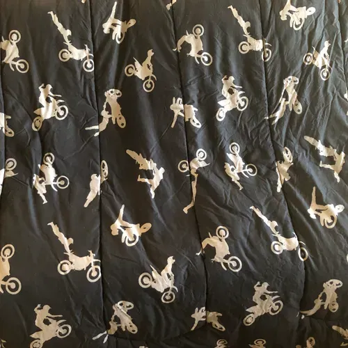 No Fear Motorcycle Comforter Set Queen Size
