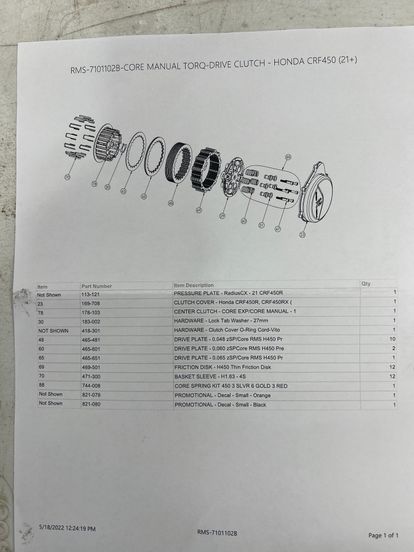 Rekluse Torq Drive Manual RMS-7101102