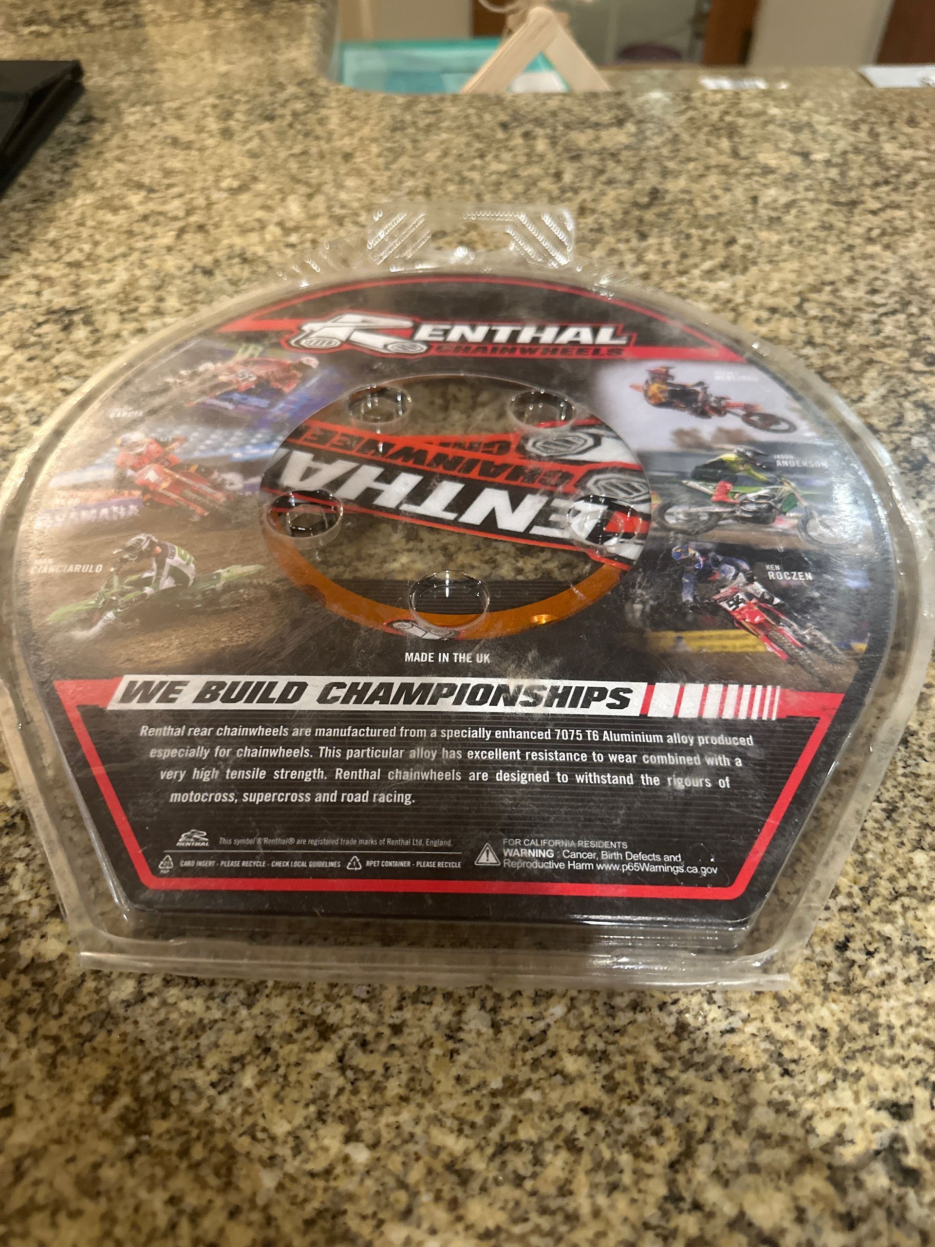 Renthal Rear Sprocket 50 Tooth 