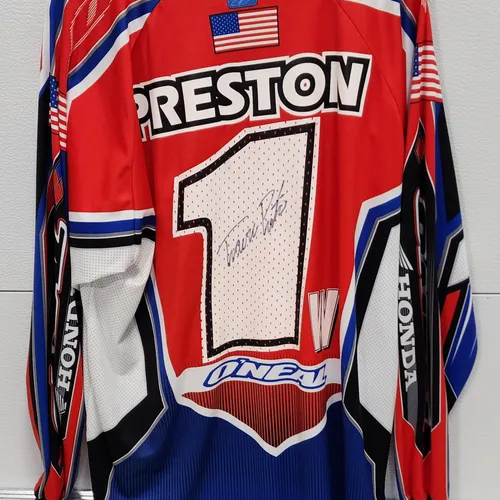 Travis Preston Autographed  Championship Jersey