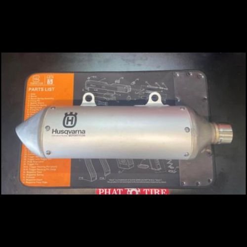 Husqvarna OEM Silencer Condition is Used. USFS approved. Har