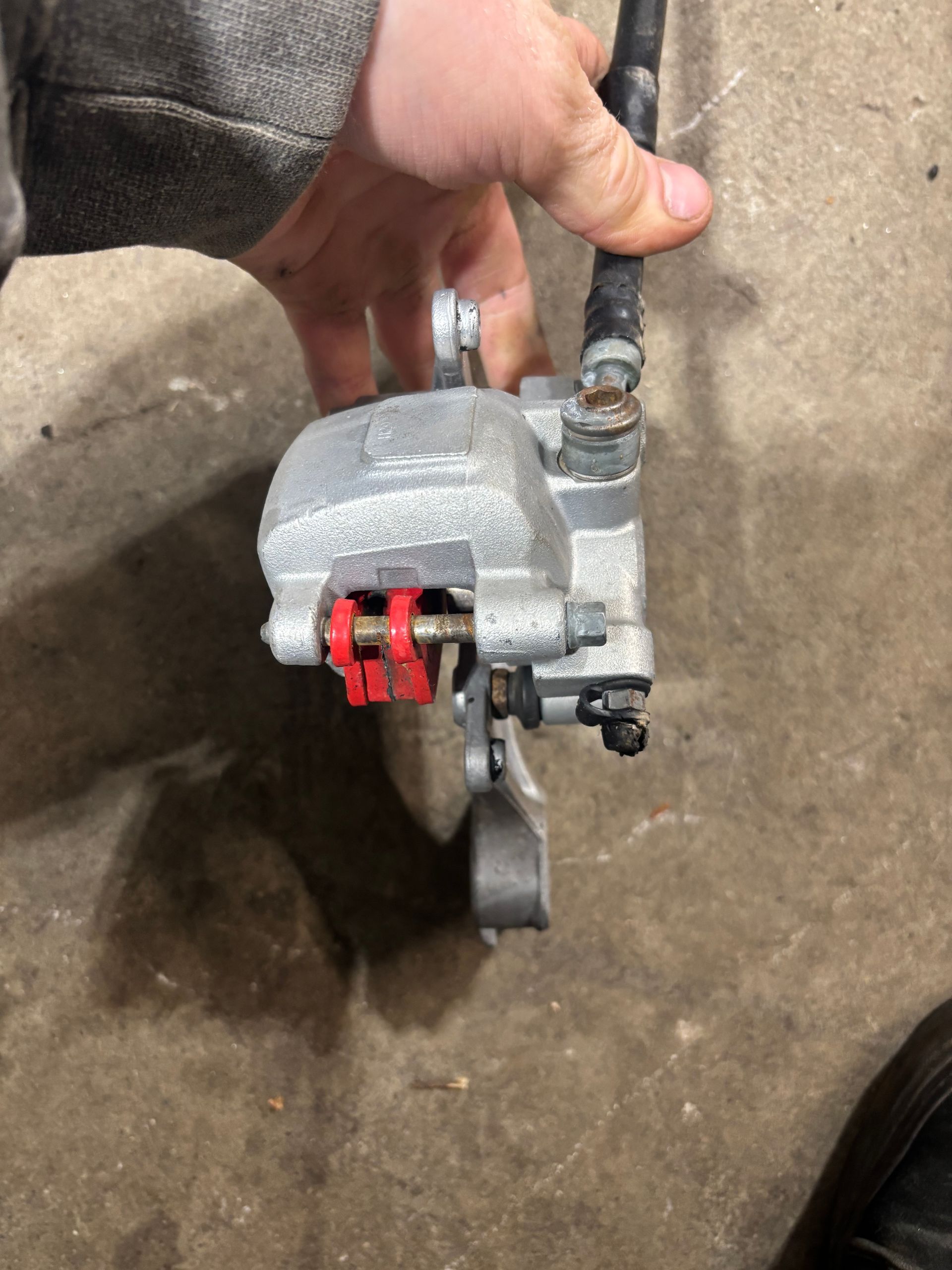 04 Rm125 Complete Rear Brake Assembly 