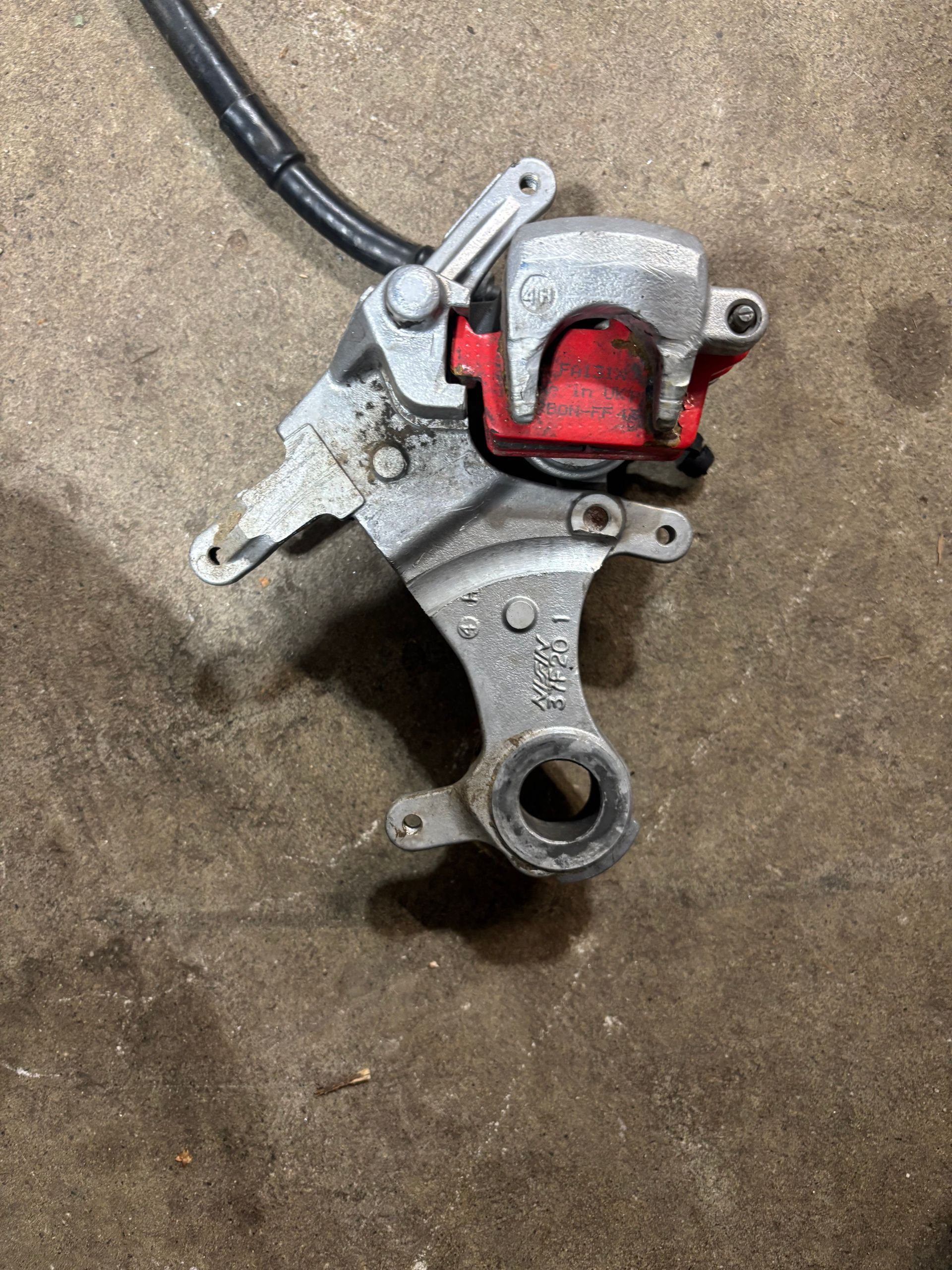 04 Rm125 Complete Rear Brake Assembly 