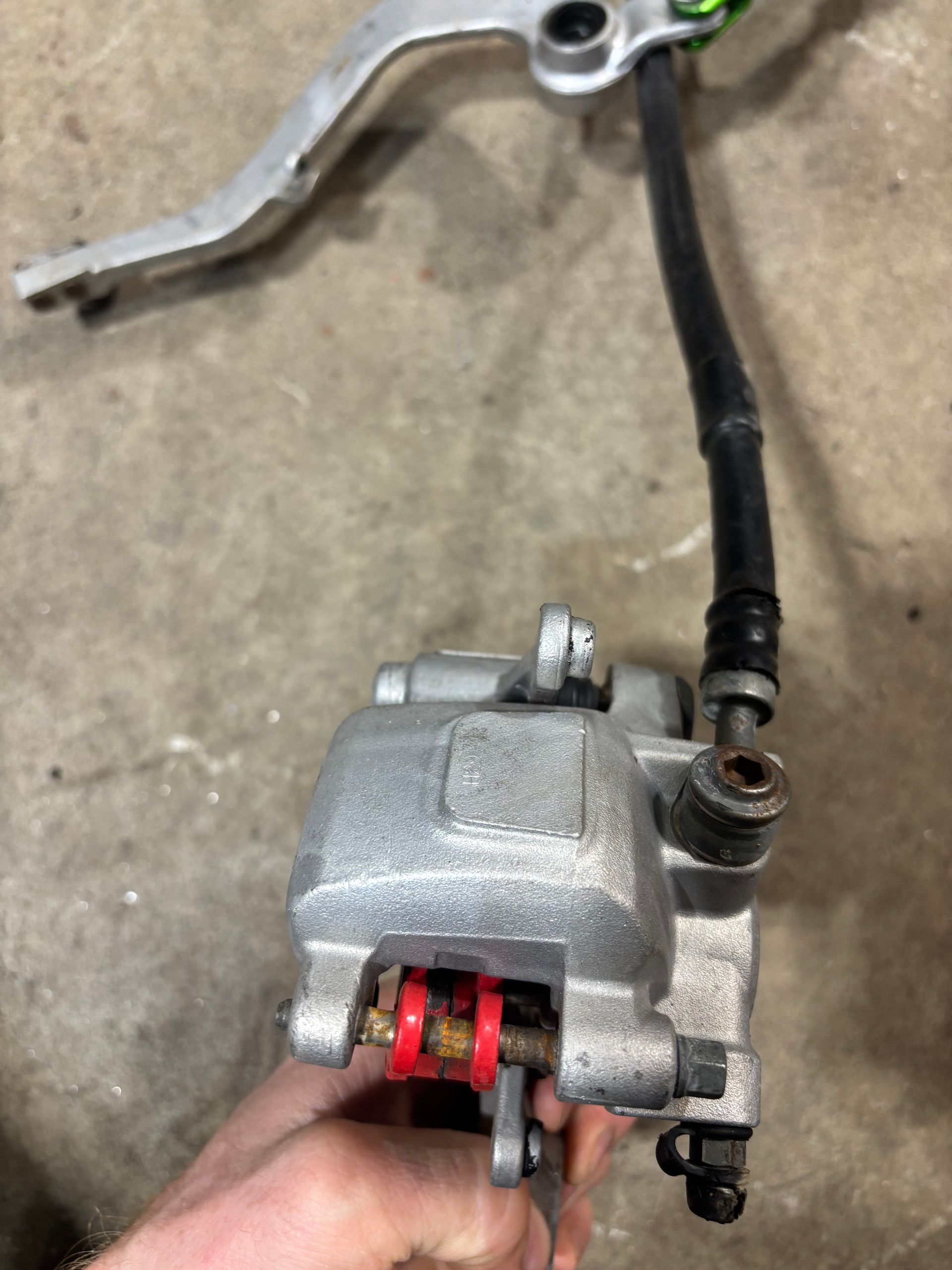 04 Rm125 Complete Rear Brake Assembly 