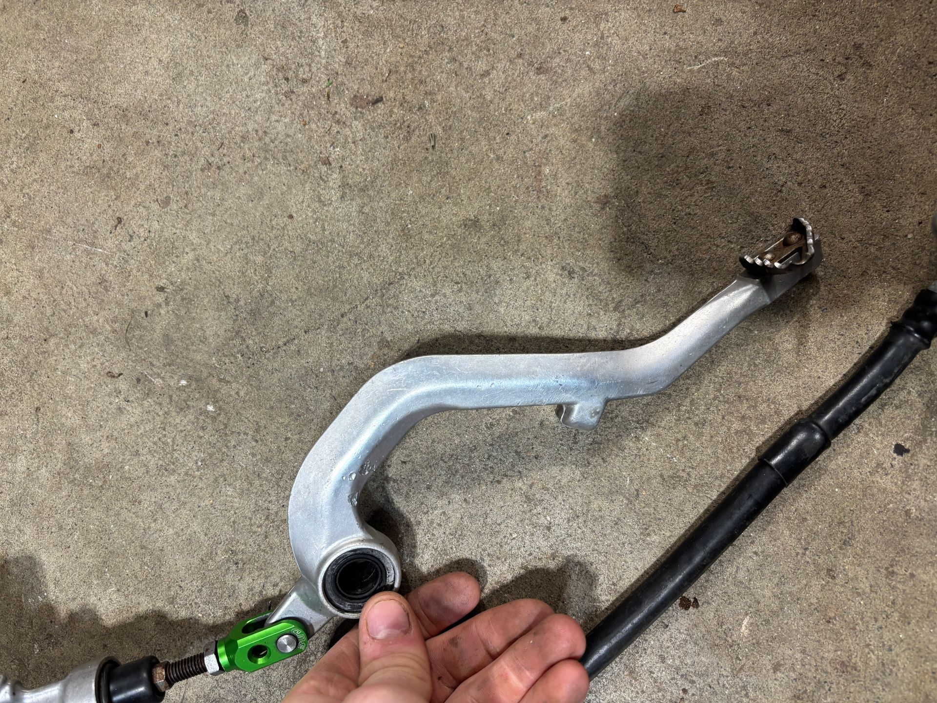 04 Rm125 Complete Rear Brake Assembly 