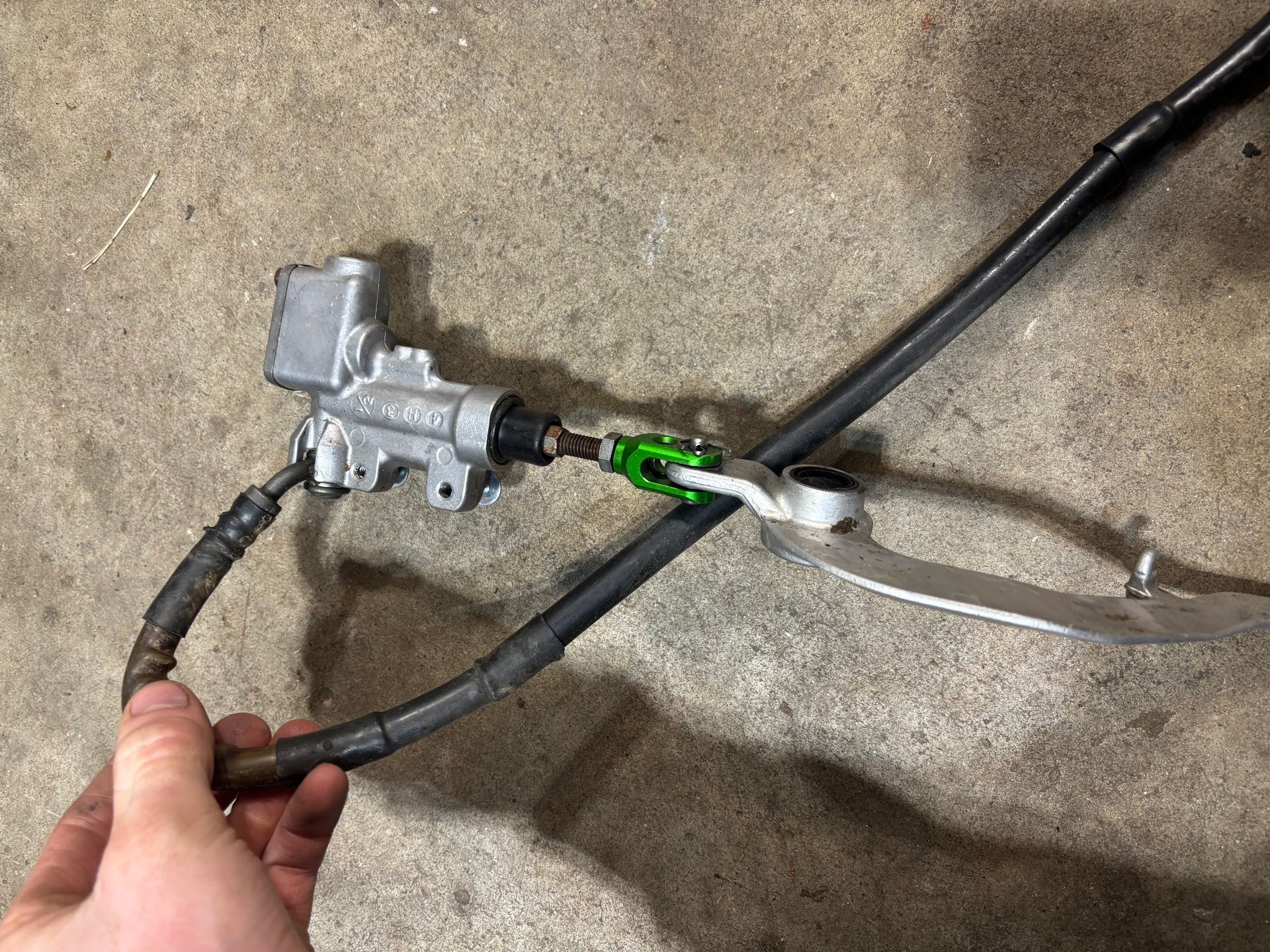 04 Rm125 Complete Rear Brake Assembly 