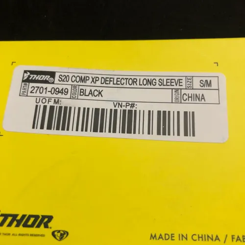 Thor S20 XP Comp Deflector Long Sleeve - Size S/M 2701-0949