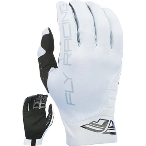 Fly Racing 2017 Pro Lite Gloves White SM 8 370-81408