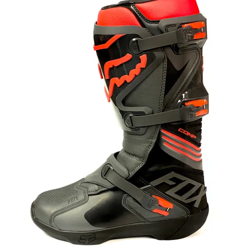 FOX COMP BOOT BLACK/RED - SIZE 12 - NEW IN BOX