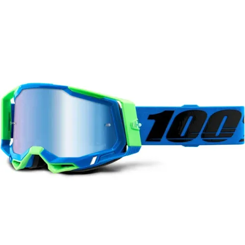 100% GOGGLES RC2 FREMONT MIR BLUE/GREEN