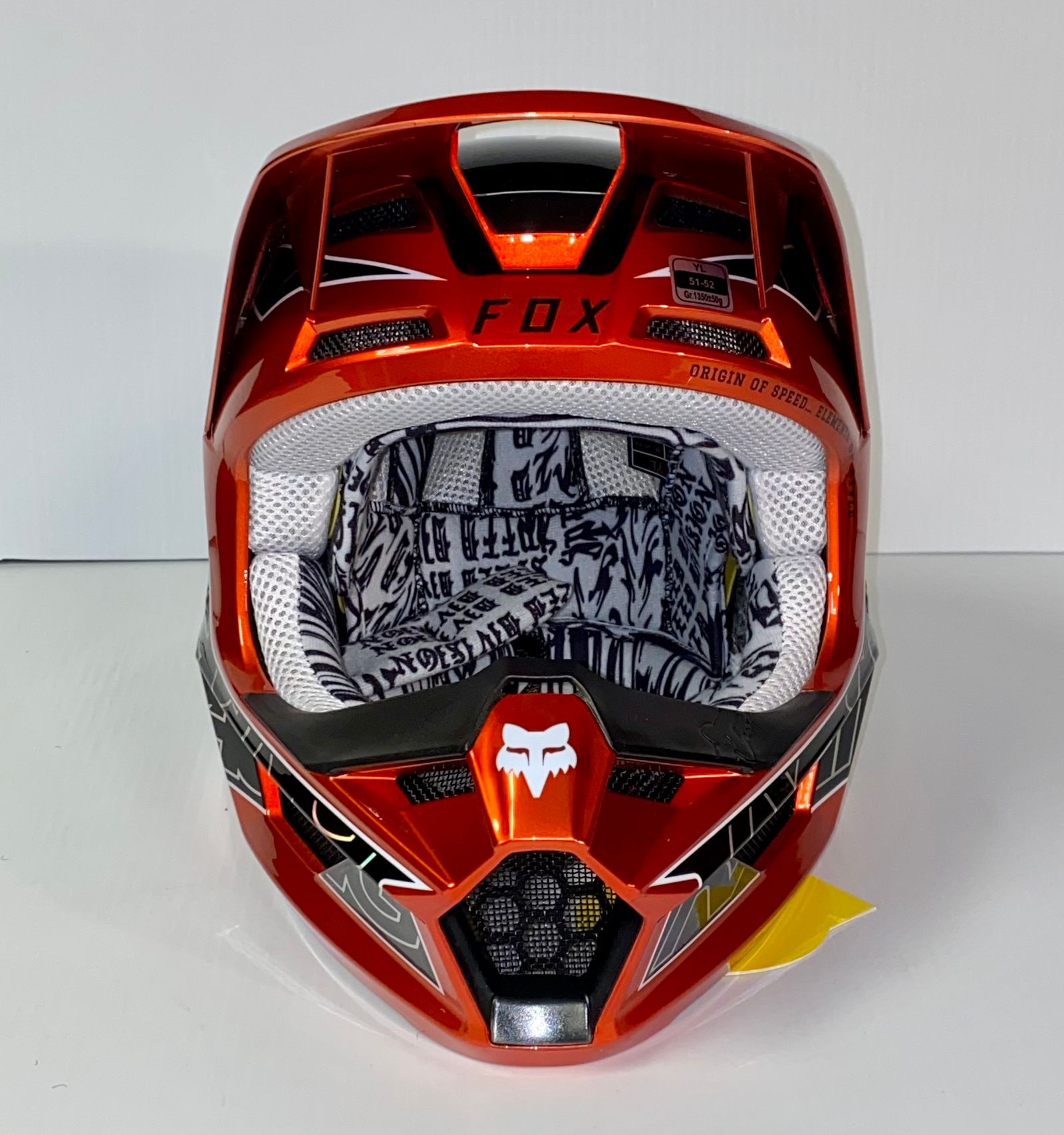 Fox V1 Peril Flo Red - Youth Large - New in Box