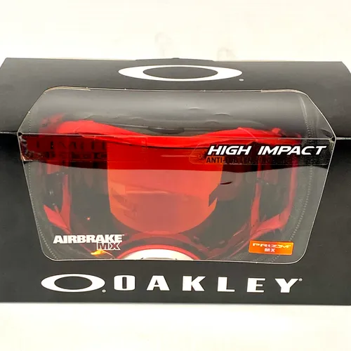 OAKLEY ABMX Heritage Stripe Red w/Prizm MX Torch
