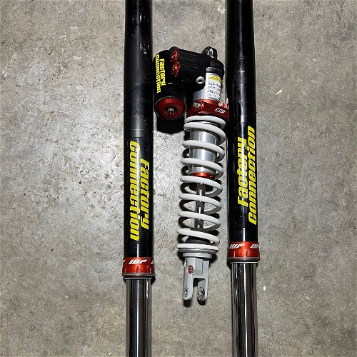 Full A Kit WP Xact Pro 7548 Cone Valve Forks And 8950 Rear Shock Suspension