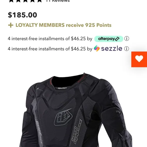 Troy Lee Designs Protective - Size L