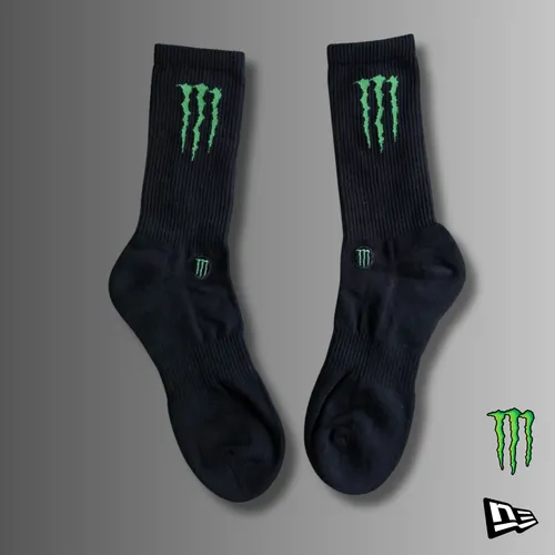 Monster Energy Premium Socks with sticker Included 