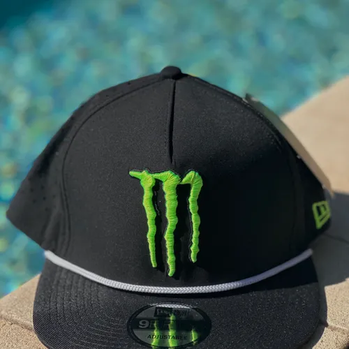hat monster energy new era athlete only