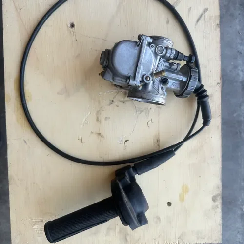Kdx 200 Carburetor And Throttle assembly 