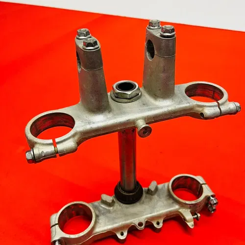 CR85 TRIPLE CLAMPS TREES COMPLETE GENUINE OEM HONDA CR 85 R RB (2003-2008)
