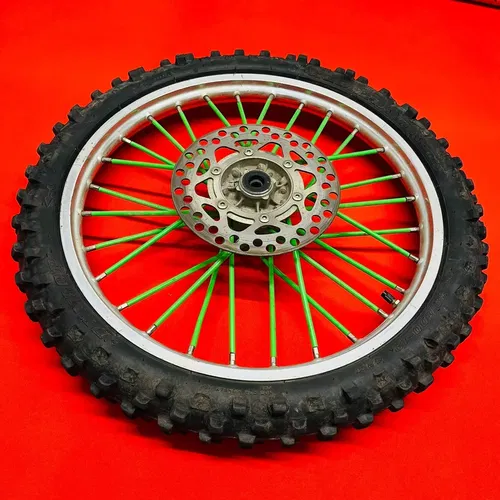 KX100 Front Wheel Complete 19" Big Wheel Genuine OEM KAWASAKI KX 85 100 (2001-13