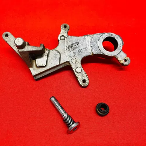 CRF450R Rear Brake Caliper Mount Bracket GENUINE OEM HONDA CRF 450 R (05-08)