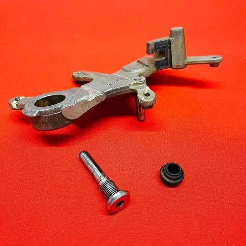 CRF450R Rear Brake Caliper Mount Bracket GENUINE OEM HONDA CRF 450 R (05-08)