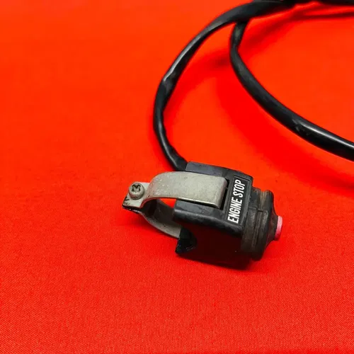 KX500 KILL SWITCH ENGINE STOP BUTTON GENUINE OEM KAWASAKI KX 500 E (1989-2004)