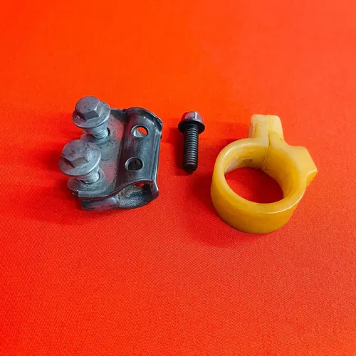 CR85 FRONT BRAKE LINE GUIDE HOSE CLAMPS GENUINE OEM HONDA CR 80 85 R B