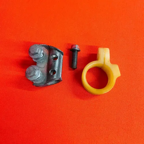 CR85 FRONT BRAKE LINE GUIDE HOSE CLAMPS GENUINE OEM HONDA CR 80 85 R B