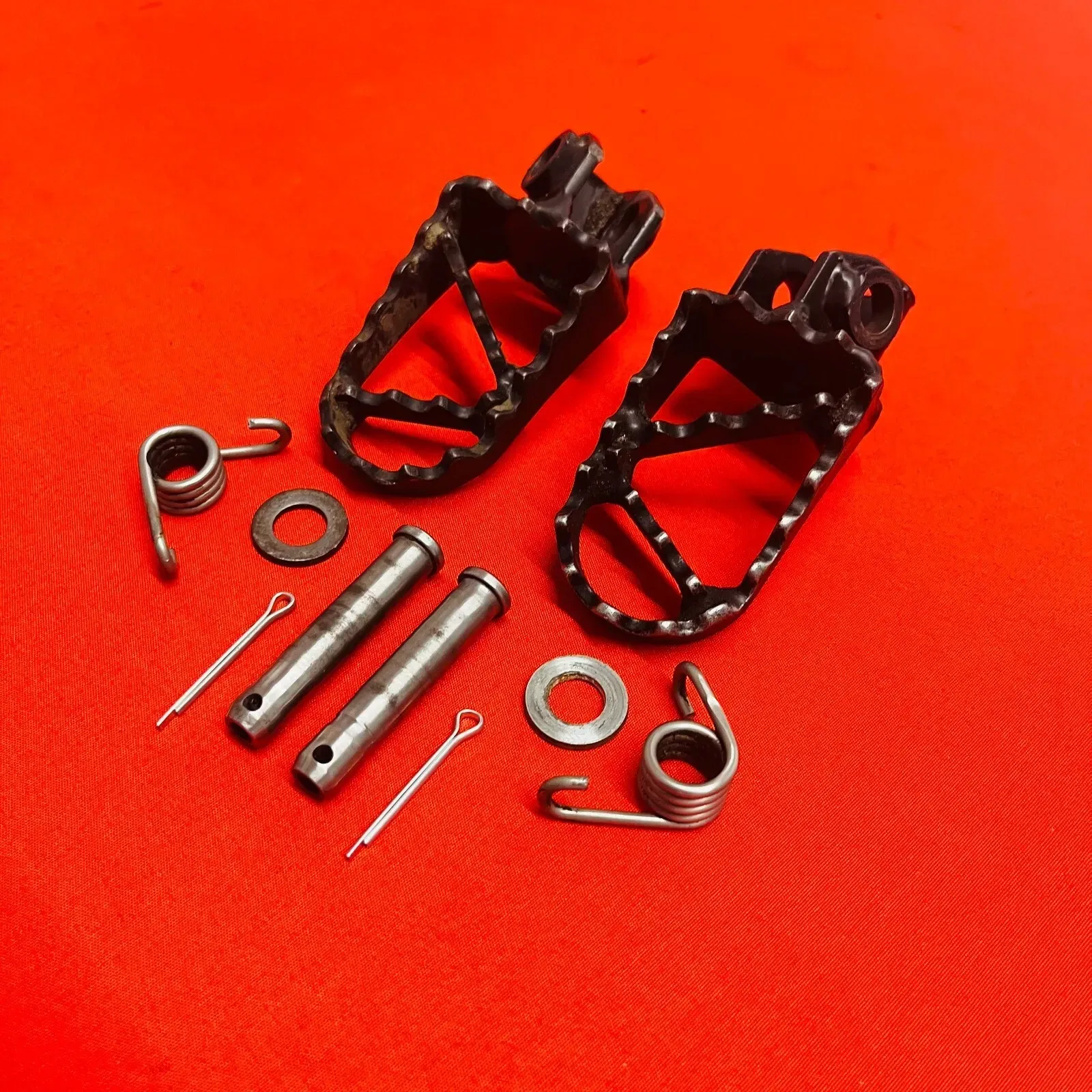KTM65 Footpegs Kit Foot Pegs Rests Genuine OEM KTM 65 SX 2003-2008