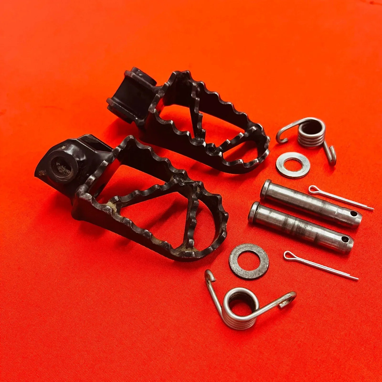 KTM65 Footpegs Kit Foot Pegs Rests Genuine OEM KTM 65 SX 2003-2008