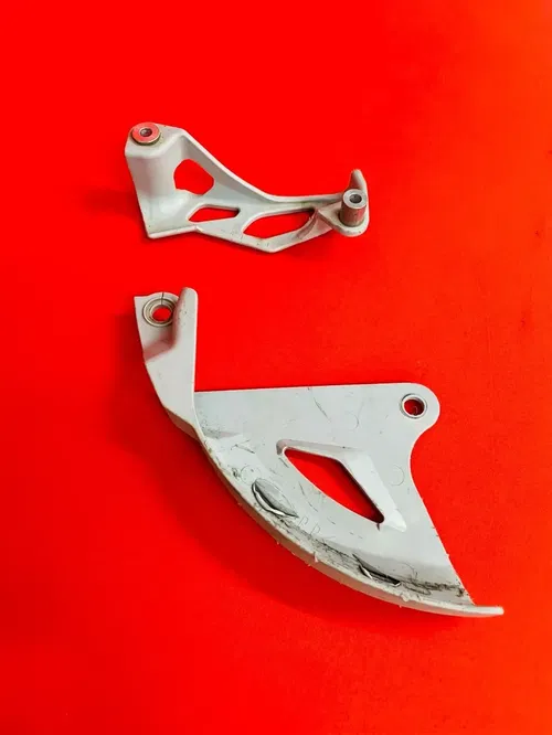 YZ250F Rear Caliper Guards Disc Rotor Covers Genuine OEM YAMAHA YZ 250 F (07-09)