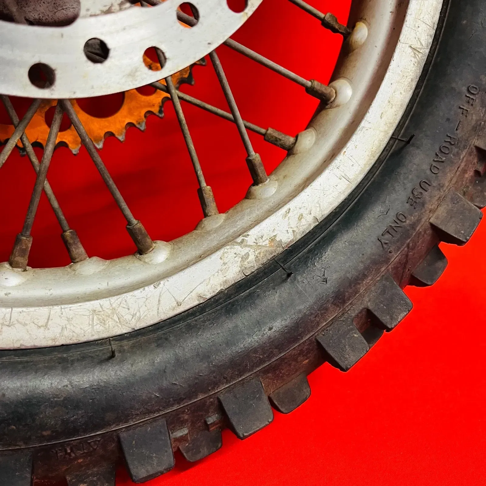 KTM65 Rear Wheel Complete 14" Excel Rim Genuine OEM KTM 65 SX (2003-2008)