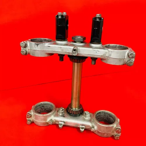 KX250 TRIPLE CLAMPS TREES PRO TAPER 1 1/8" GENUINE OEM KAWASAKI KX 250 (1994-95)
