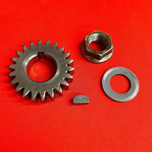 KLX300 PRIMARY DRIVE GEAR WOODRUFF KEY CRANK NUT GENUINE OEM KAWASAKI KLX 300 R