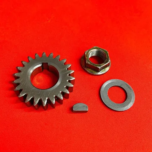 KLX300 PRIMARY DRIVE GEAR WOODRUFF KEY CRANK NUT GENUINE OEM KAWASAKI KLX 300 R