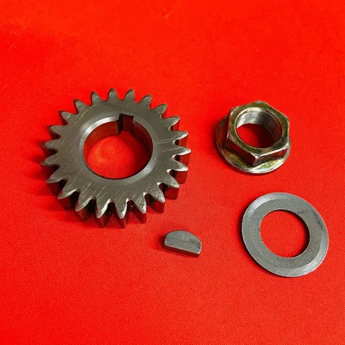 KLX300 PRIMARY DRIVE GEAR WOODRUFF KEY CRANK NUT GENUINE OEM KAWASAKI KLX 300 R