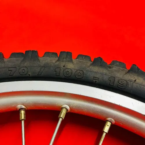 CR85 RB FRONT BIG WHEEL COMPLETE 19" EXPERT GENUINE OEM HONDA CR 80 85 R B 96-08