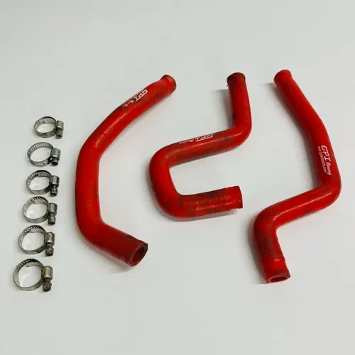 CR85 GPI RADIATOR HOSES LINES PIPES RED HONDA CR 80 85 R B (1996-2008)
