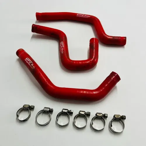 CR85 GPI RADIATOR HOSES LINES PIPES RED HONDA CR 80 85 R B (1996-2008)