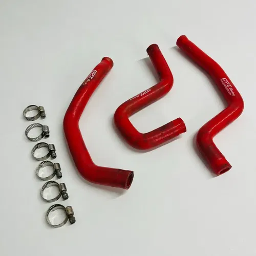 CR85 GPI RADIATOR HOSES LINES PIPES RED HONDA CR 80 85 R B (1996-2008)