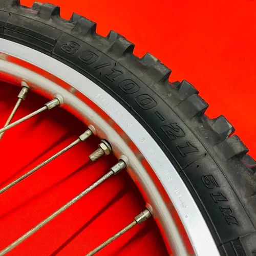 CR125 Front Wheel Complete 21 Nice Tire Genuine OEM HONDA CR 125 250 500 R 95-01