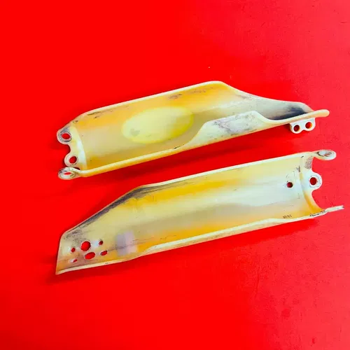 CRF250R FORK GUARDS COVERS PLASTICS SHIELDS GENUINE OEM HONDA CRF 250 450 R X
