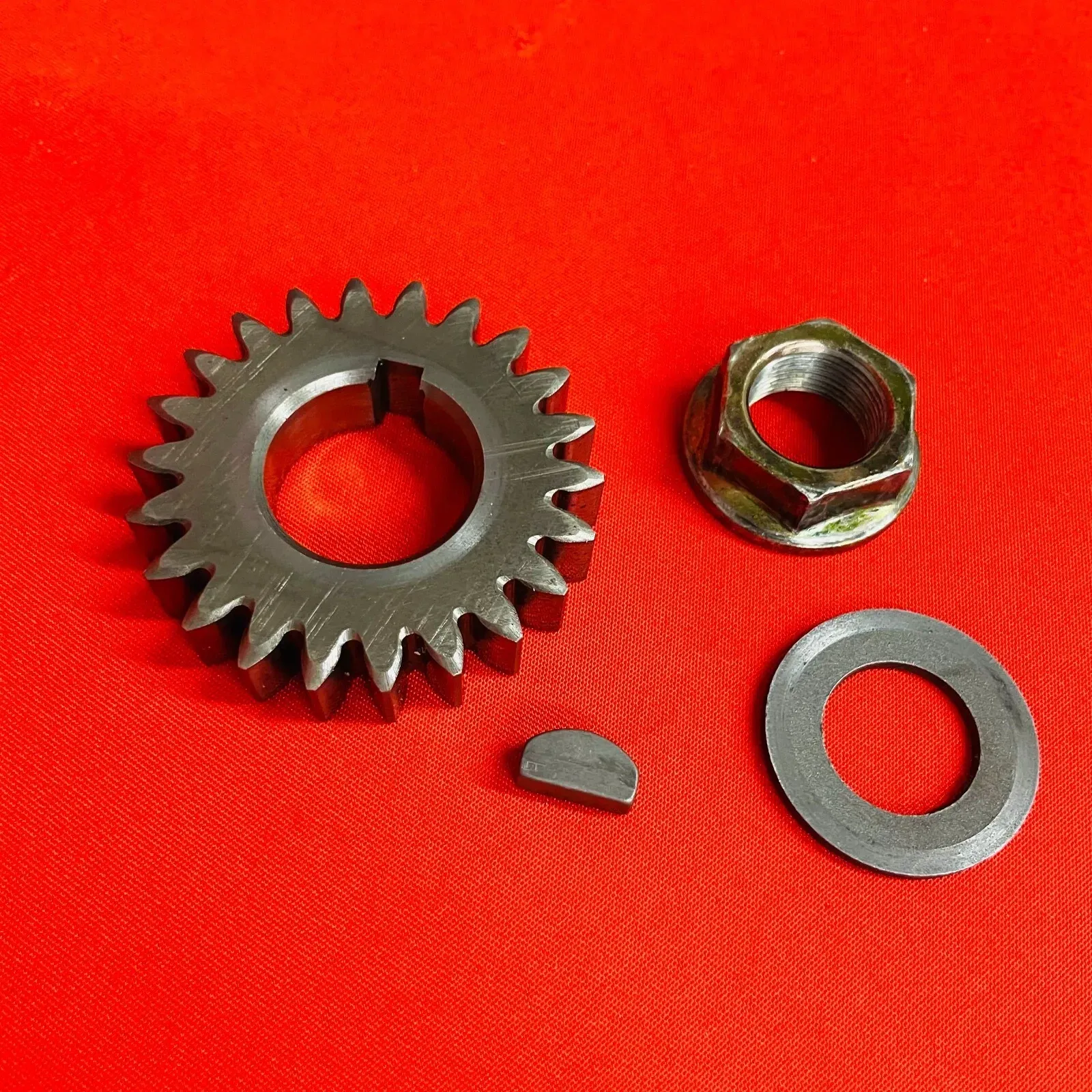 KLX300 Primary Drive Gear Woodruff Key Nut Genuine OEM KAWASAKI KLX 300 R (97-07