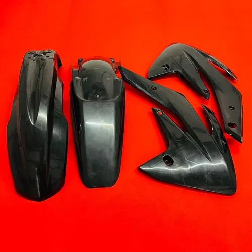 CRF150R PLASTICS KIT BLACK FENDERS SHROUDS ACERBIS HONDA CRF 150 R RB (2007-2024