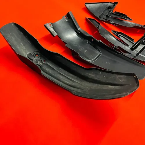CRF150R PLASTICS KIT BLACK FENDERS SHROUDS ACERBIS HONDA CRF 150 R RB (2007-2024