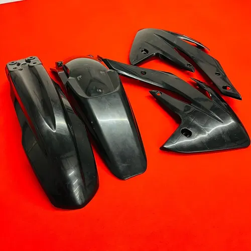 CRF150R PLASTICS KIT BLACK FENDERS SHROUDS ACERBIS HONDA CRF 150 R RB (2007-2024