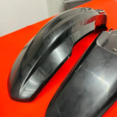 CRF150R PLASTICS KIT BLACK FENDERS SHROUDS ACERBIS HONDA CRF 150 R RB (2007-2024
