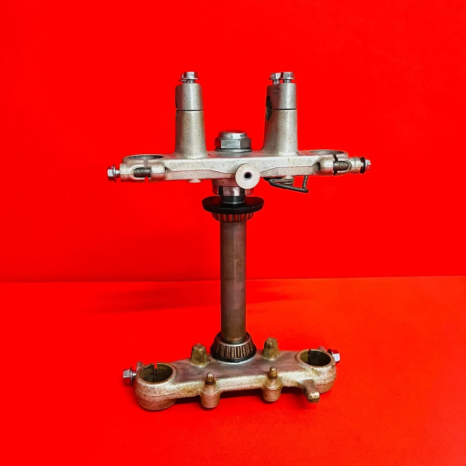 DRZ125 Triple Clamps Trees Complete Genuine OEM SUZUKI DR-Z DRZ 125 L 2003-2019