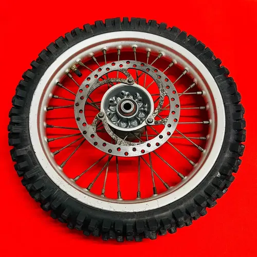 KTM65 FRONT WHEEL COMPLETE 14" RIM TIRE OEM GENUINE KTM 65 SX (03-08)