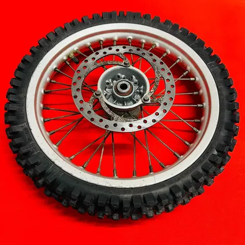 KTM65 FRONT WHEEL COMPLETE 14" RIM TIRE OEM GENUINE KTM 65 SX (03-08)
